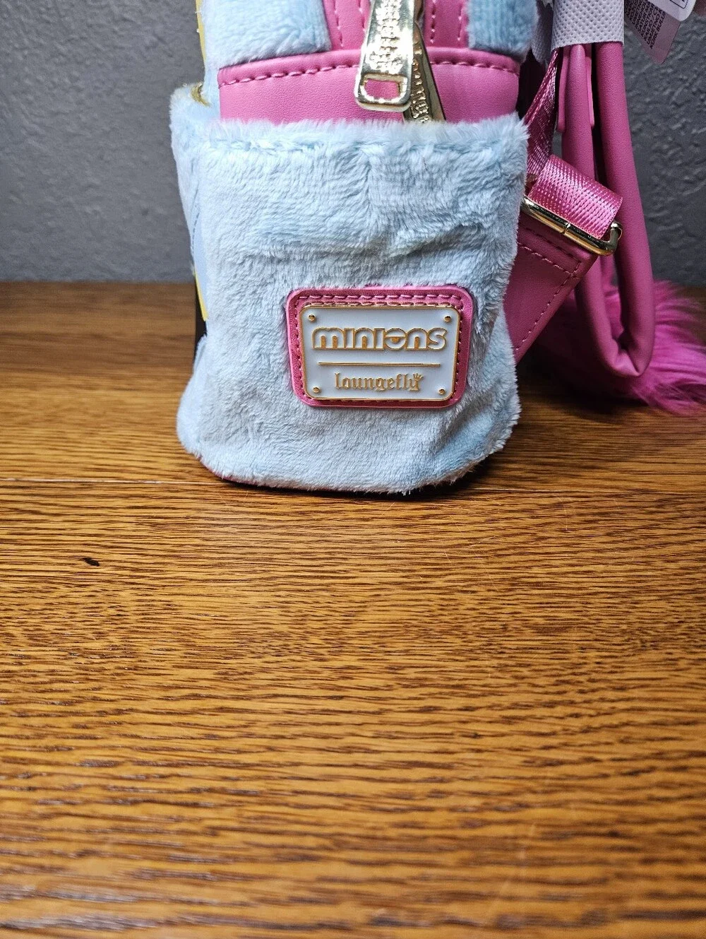 Loungefly Minions Fluffy Unicorn Costume Plush Mini Backpack